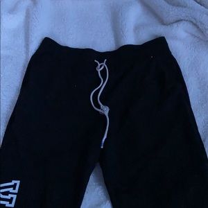black victoria secret joggers